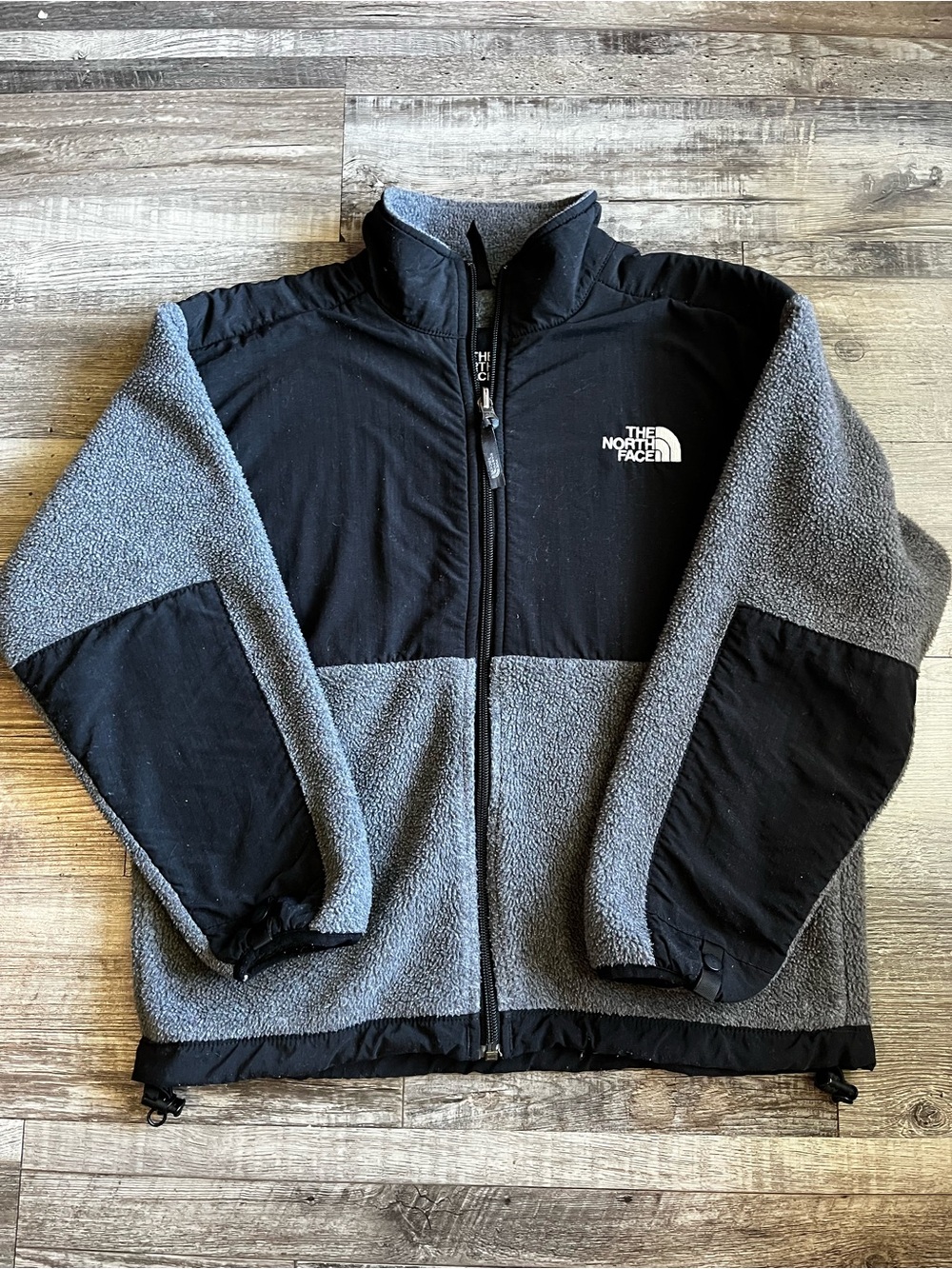 The North Face Black & Gray Kids Performance Fleece Jacket